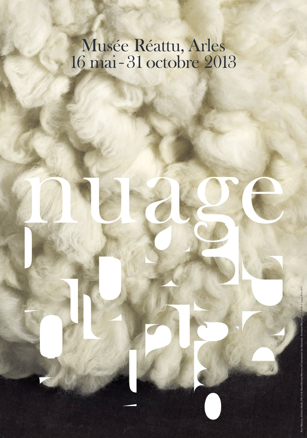 Affiche exposition Nuages 2013